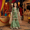 Green jimmy chu sharara set-M250321