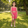 Magenta cord-set for girls-M250126