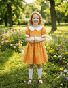 yellow cotton frock M260033