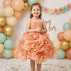 Peach frock M260061