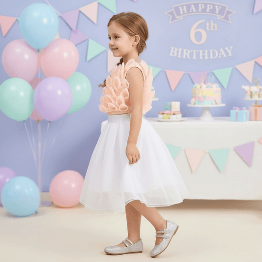 peach skirt-top M240022