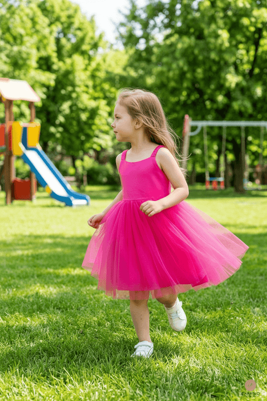 SALE Girls pink Party frock M233410