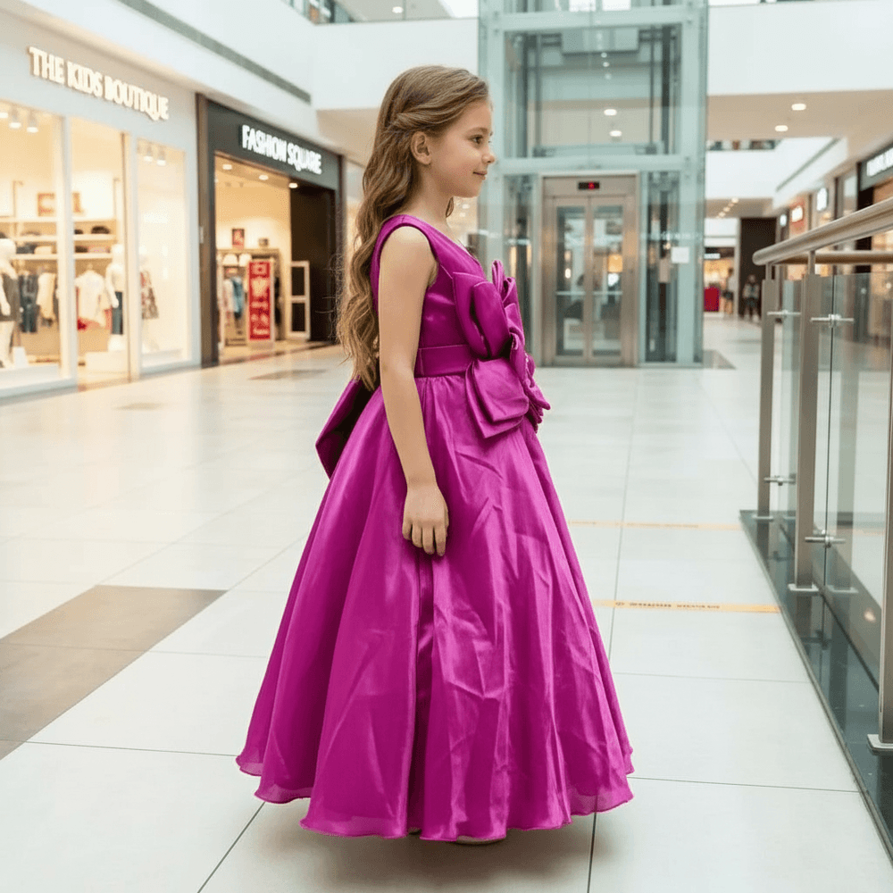Pink fandy party wear M260119
