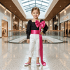 Girls black Party dress M260131