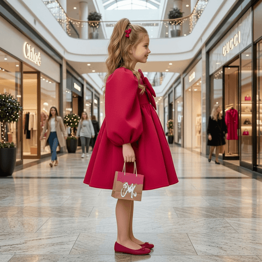 Girls magenta Party dress M260133