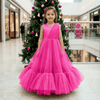 Magenta Net frock M260176