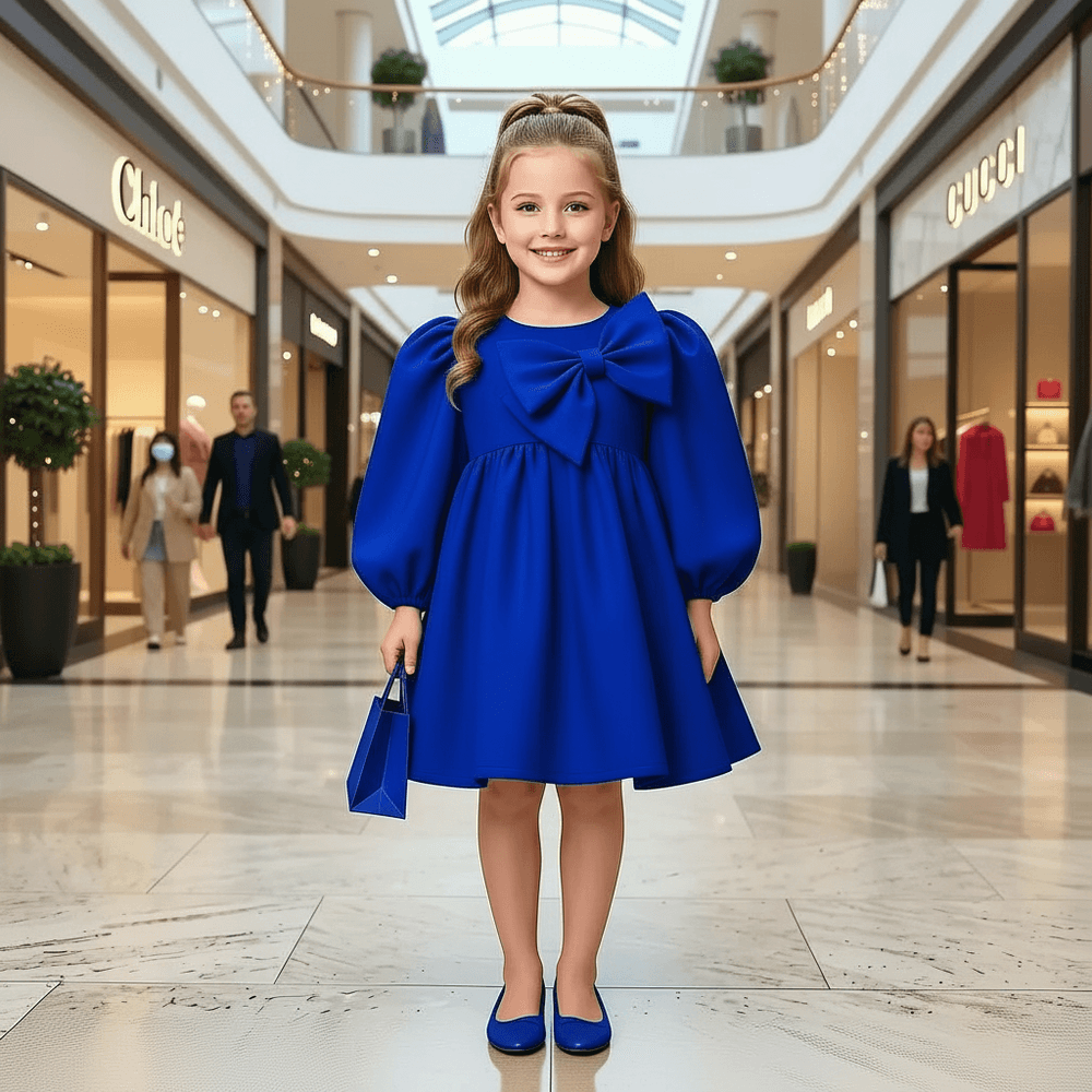 Girls Royal blue Party dress M260183