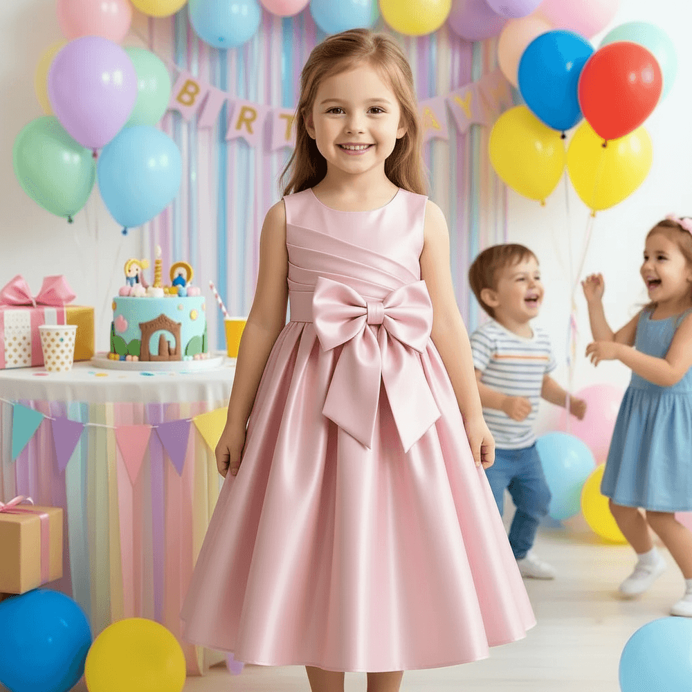 Girls Light pink Party dress M260184