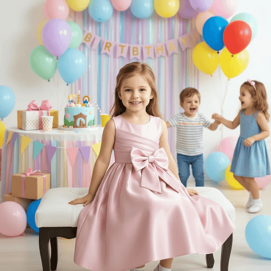 Girls Light pink Party dress M260184
