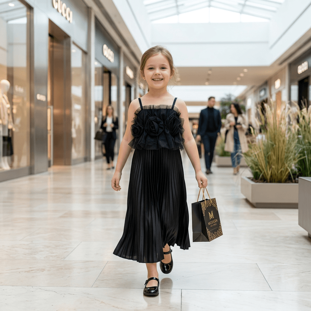 black top pant for girls-M260236