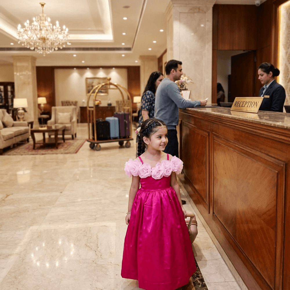 Magenta Party Gown for Girls M260277