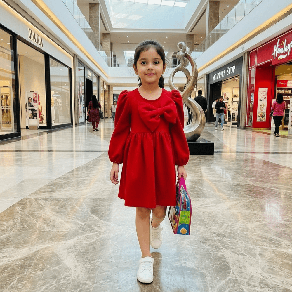 Red Party Dress for Girls M260133