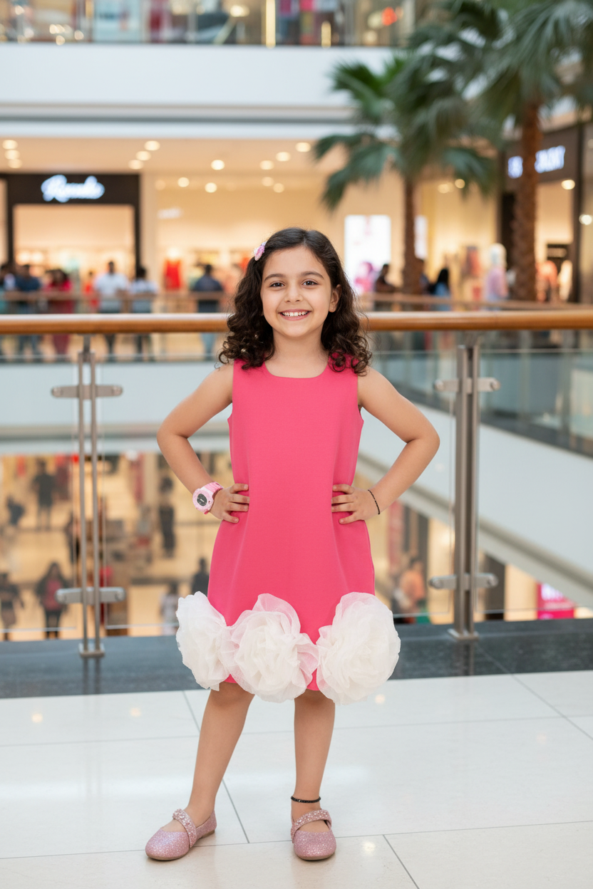 Designer Boutique Dresses magenta frock m250077