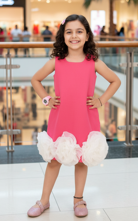 Designer Boutique Dresses magenta frock m250077