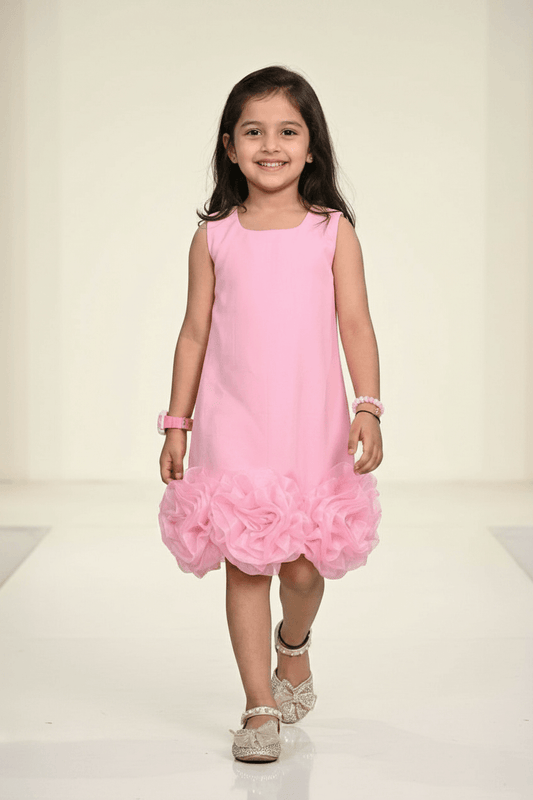 Designer Boutique Dresses pink frock m250074
