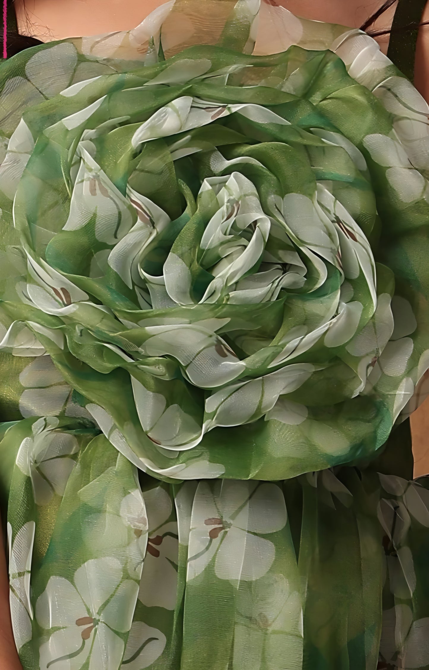 Girls Green casual frock m250126