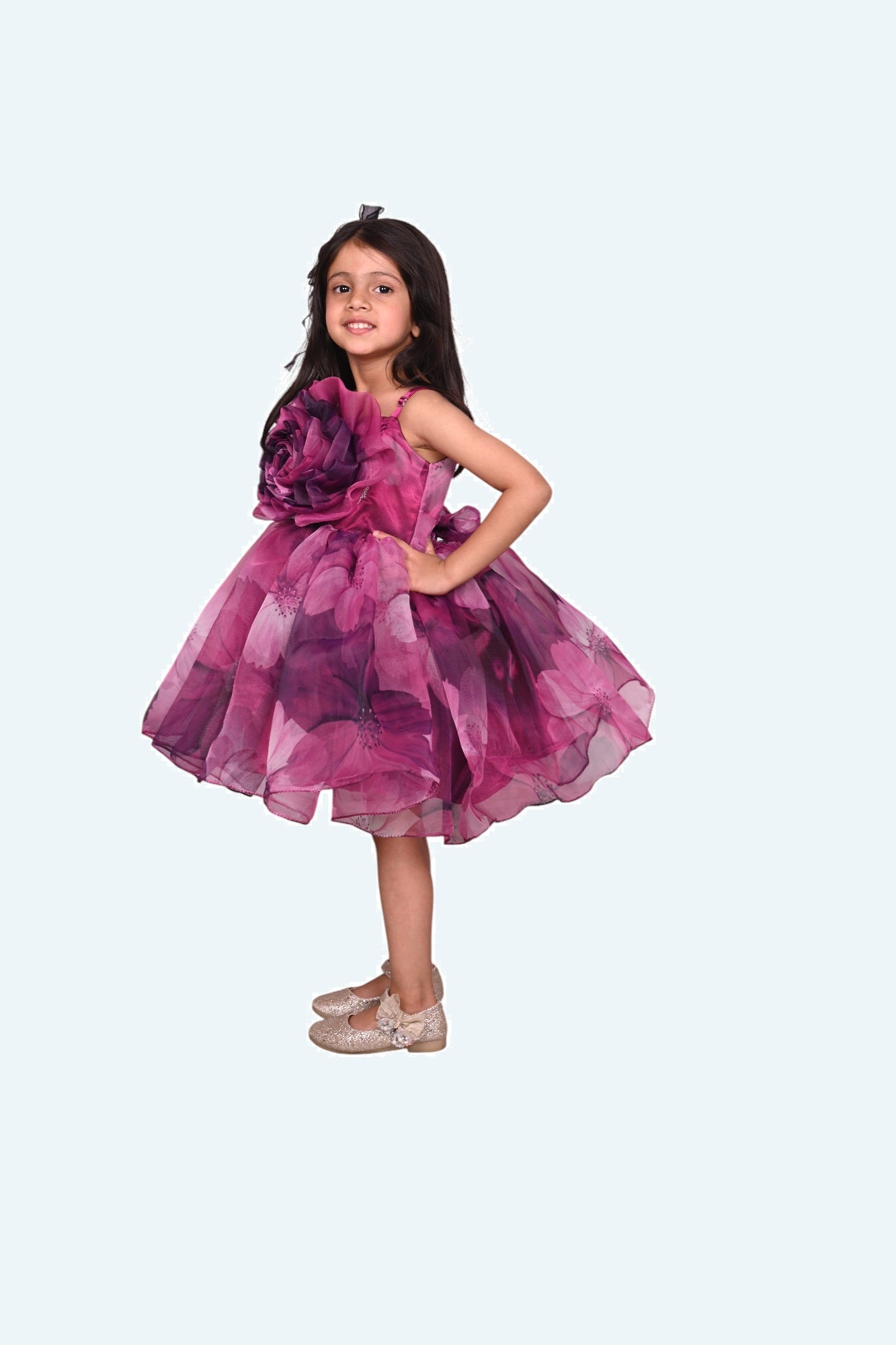 Designer Boutique Dresses magenta frock m250072