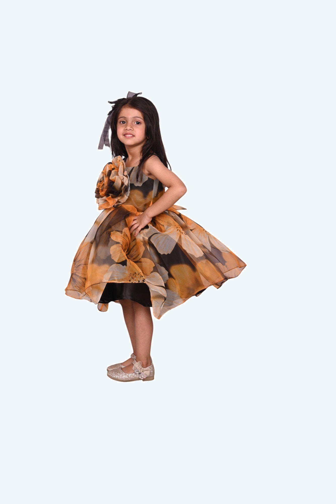 Designer Boutique Dresses yellow frock m250073