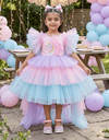 Pink Unicorn Birthday Party Frock for Girls m260296