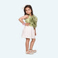 Girls premium skirt and top clothing set