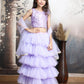 purple Designer lehenga choli set  M250316