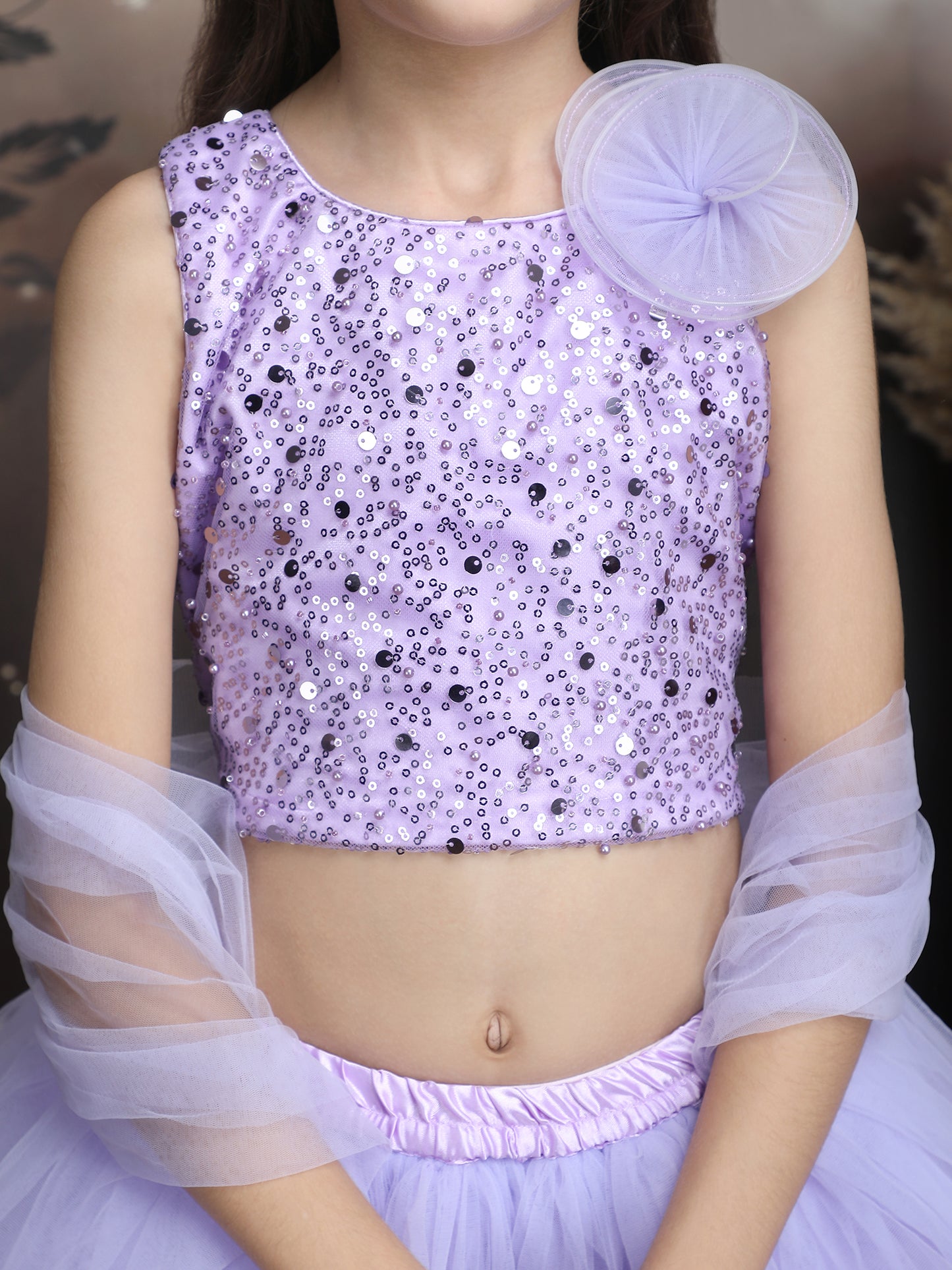 purple Designer lehenga choli set  M250316