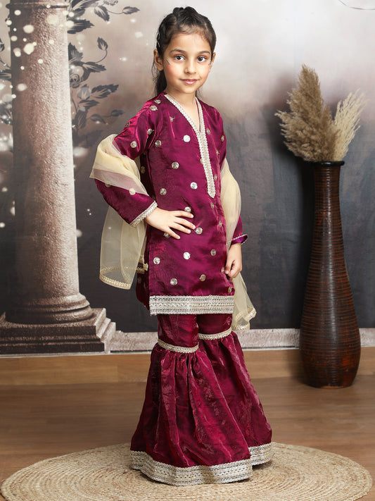 wine jimmy chu sharara set-M250320