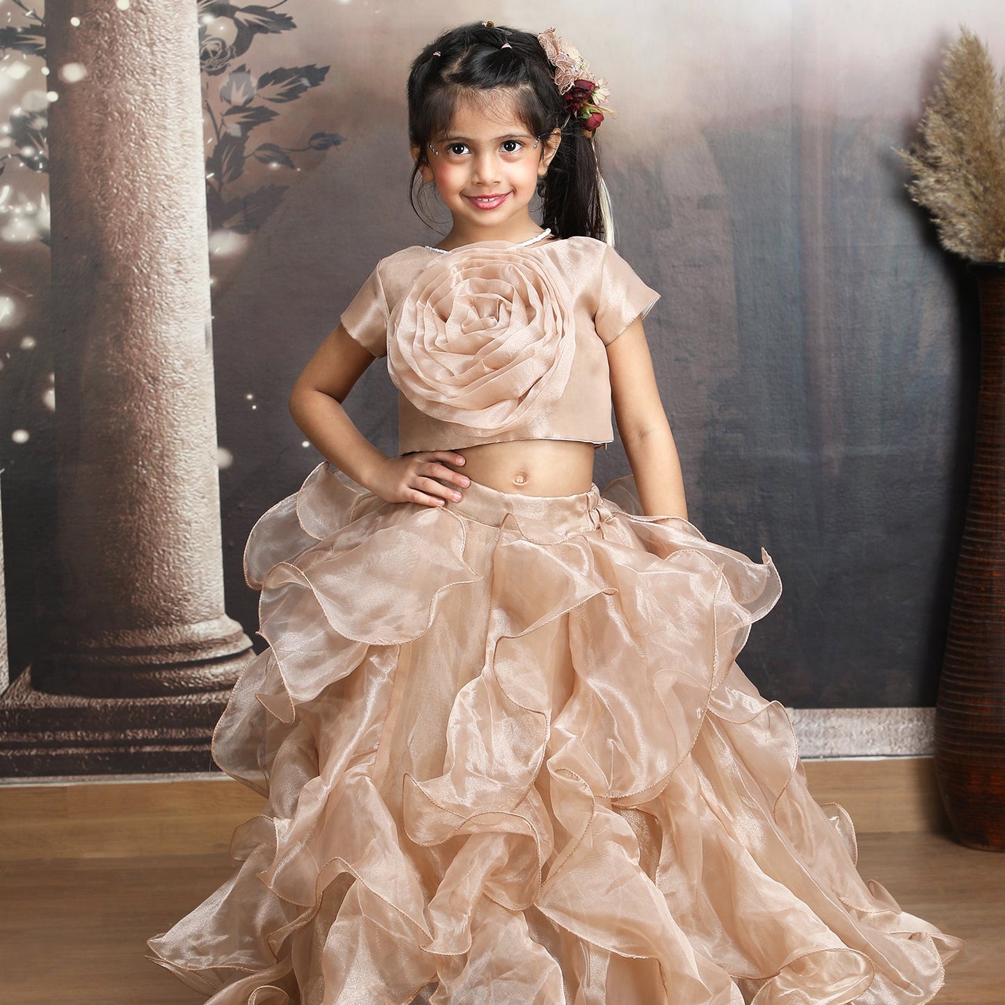 champagne Designer lehenga choli set