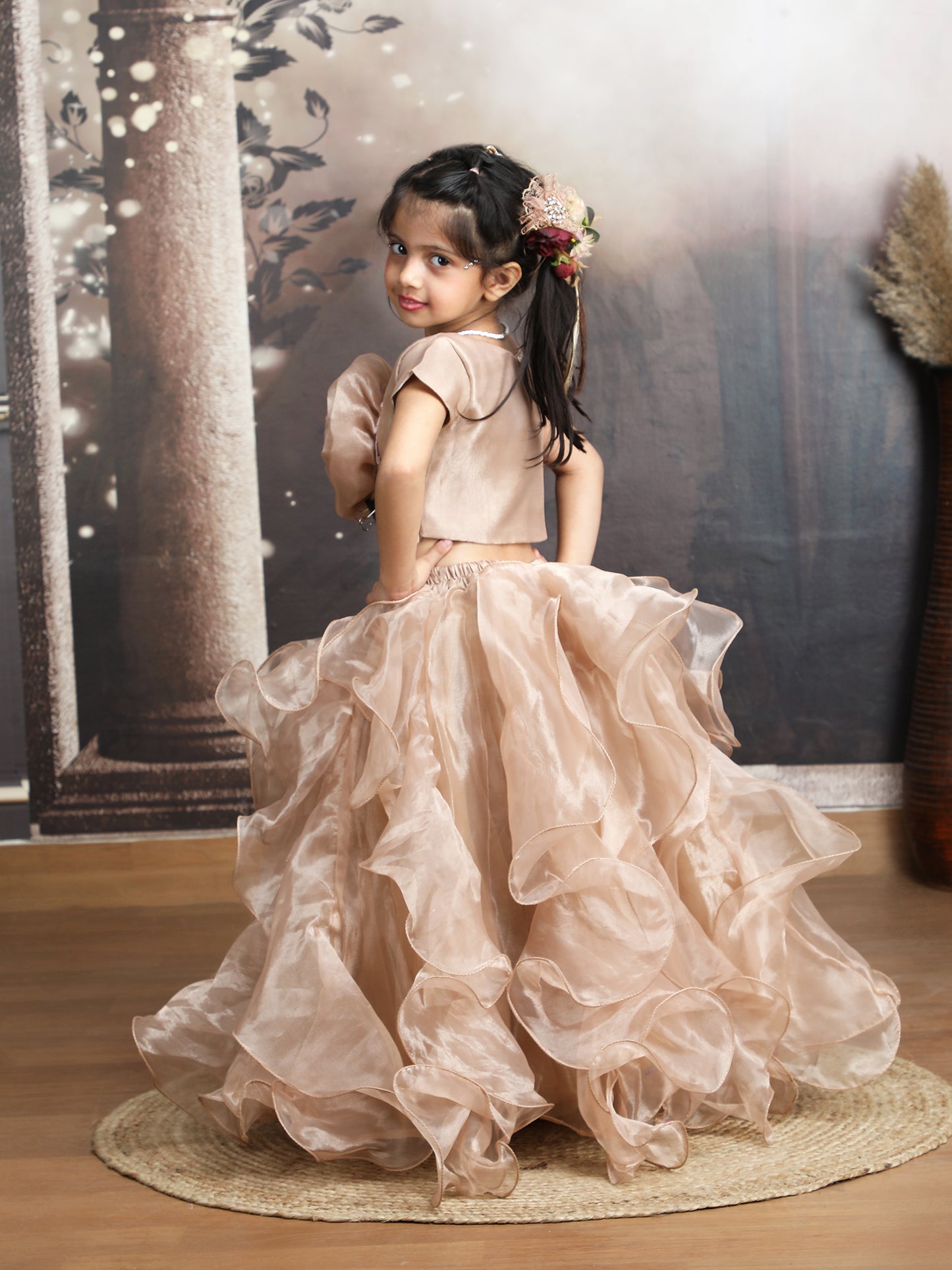 champagne Designer lehenga choli set