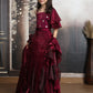 Red designer lehenga choli set