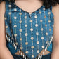 Green Color Ethnic Wear Sleeveless plazzo top Set For Girls M250319