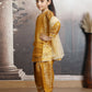 yellow embroidery salwar suit  M250325