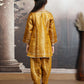 yellow embroidery salwar suit  M250325