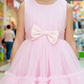 Girls pink casual frock m250054