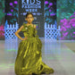 Green Designer Party Wear Gown