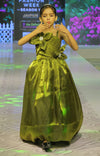Green Designer Party Wear Gown