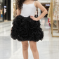 Childrens Party Dresses Grey frock m250334