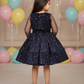 Girls blue casual frock m250047