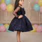Girls blue casual frock m250047