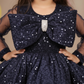 Girls blue casual frock m250047