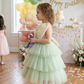 Girls Green  Party frock m240018