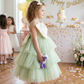 Girls Green  Party frock m240018