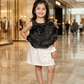 Girls premium skirt and top clothing set