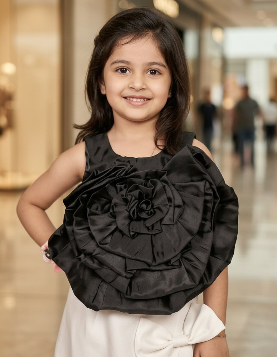 Girls premium skirt and top clothing set