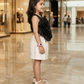 Girls premium skirt and top clothing set