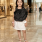 Girls premium skirt and top clothing set
