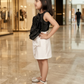 Girls premium skirt and top clothing set