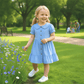 White cotton frock M260027