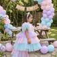 Pink Unicorn Birthday Party Frock for Girls m260296