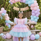 Pink Unicorn Birthday Party Frock for Girls m260296